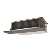 FWB-B, MED ESP DUCT FAN COIL, 2 PIPE UNIT, WITH E.H. AND WITH 3-WAY VALVES